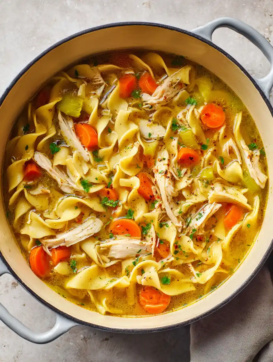 Repurpose Holiday Turkey: Make the Best Creamy Noodle Soup